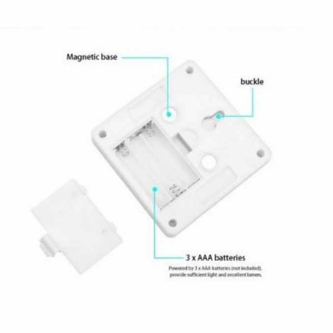 Barangunik2021-Lampu Tempel Dinding Magnet / Stick n Click COB LED 10 Watt MS-8508