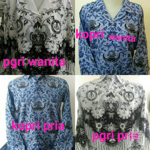 Jual Baju Seragam Kopri Dan Pgri Wanita Pria Shopee Indonesia