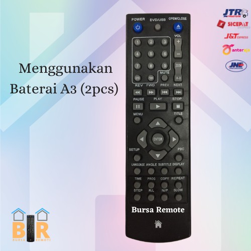 Remot Remote DVD Mito / Amazon / Ichitec / ecer dan grosir