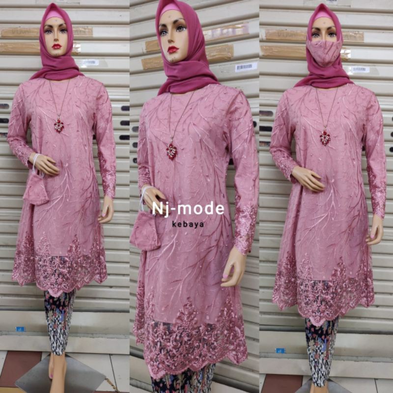 SETELAN ANA KEBAYA TULLE KEBAYA PESTA KEBAYA MODERN