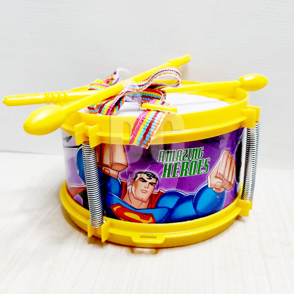 Justice League Mini Drum 421 Mainan Alat Musik Tambur Anak