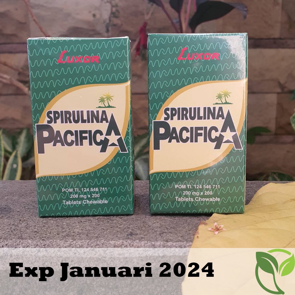 Jual Luxor Spirulina Pacifica isi 200 kapsul Indonesia