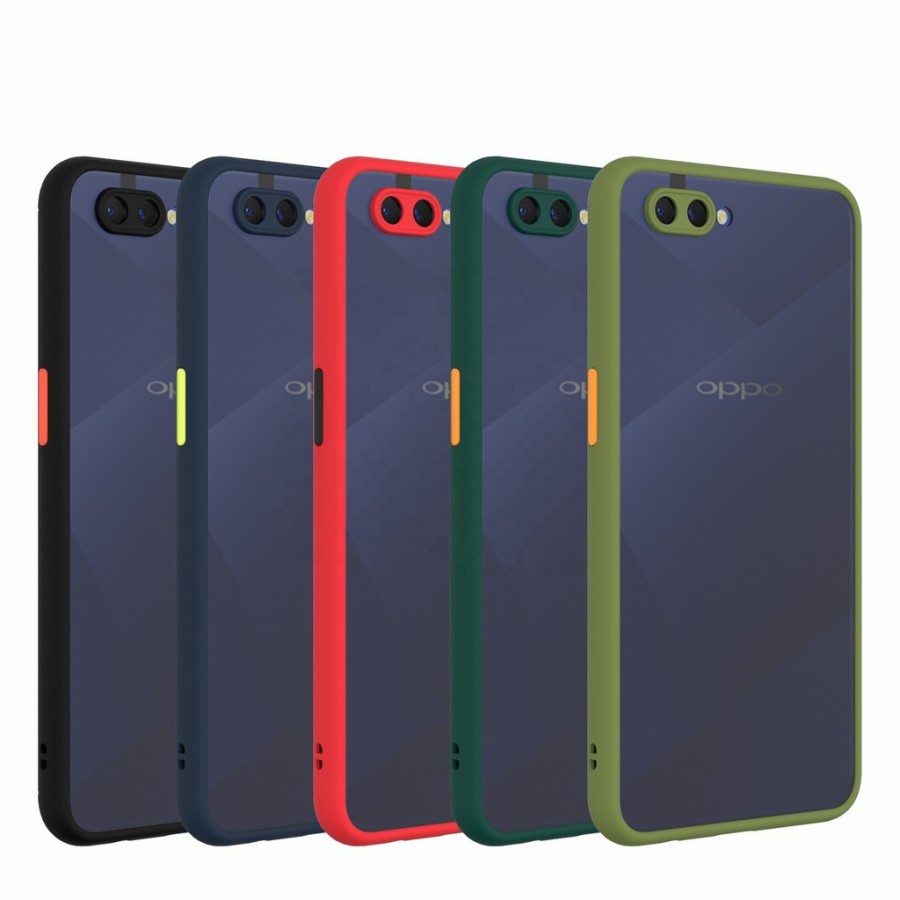 CASE MATTE OPPO A3S TRANSPARAN FUZE MACARON MY CHOICE - FA