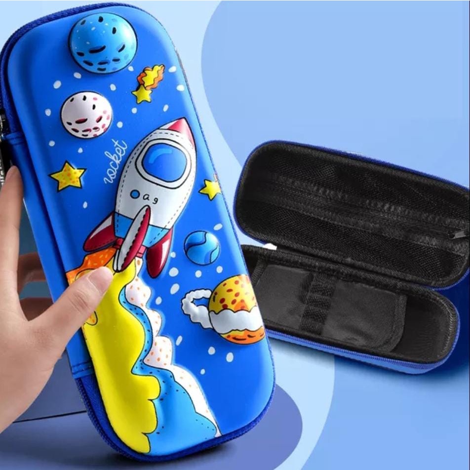 

3D Kotak Pensil Motif Timbul Lucu Untuk Alat Tulis Anak Sekolah Unisex Cewek Cowok Tempat Pensil Risleting Import 3d Pilih Motif