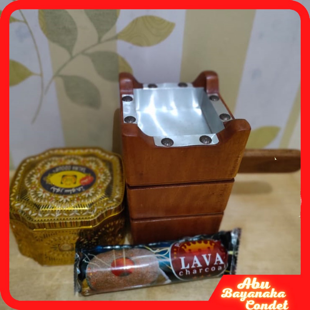 Jual Paket hemat Tempat Bakar Bukhur, Arang &amp; bukhur | MABKHARAH | kayu mahoni KUALITAS BAGUS dan Kuat!!!!