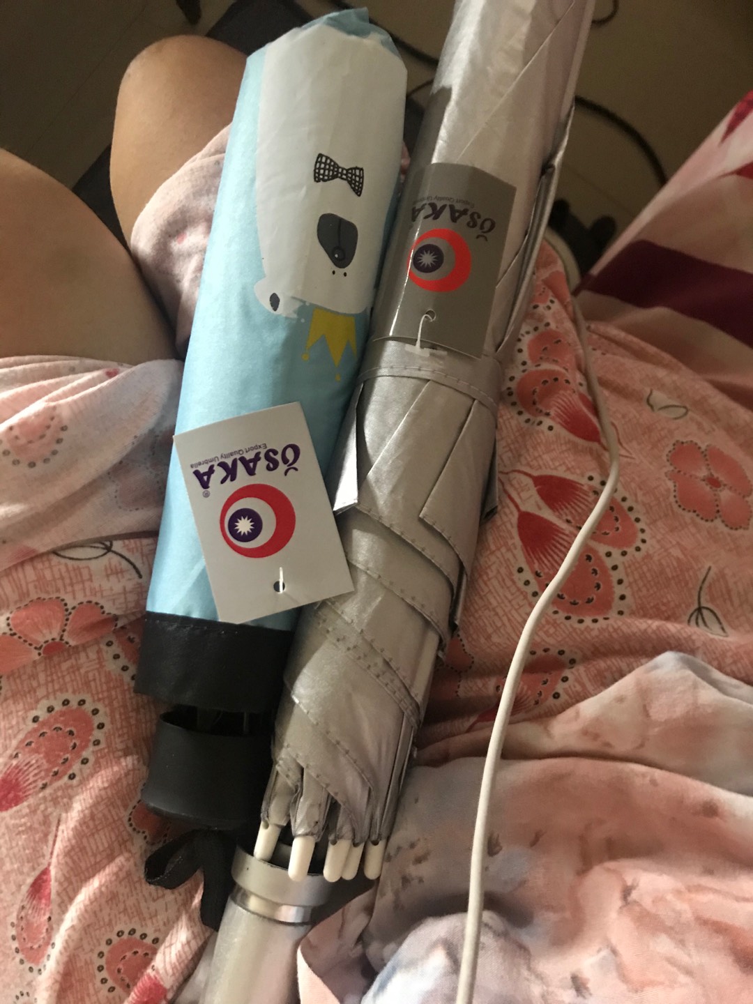 Payung Lipat 4 Fancy Karakter Bear King Anti Uv Merk Osaka Bw-109