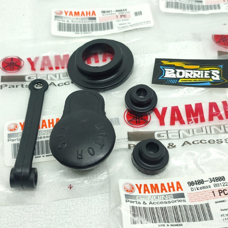 KARET BOTOL OLI SAMPING RX KING SET SPAREPART YAMAHA ORIGINAL