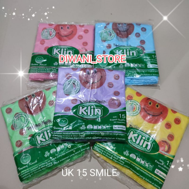 Kantong Kresek Smile Ukuran 15/kantong plastik motif lucu/kantong plastik thank you/plastik kresek