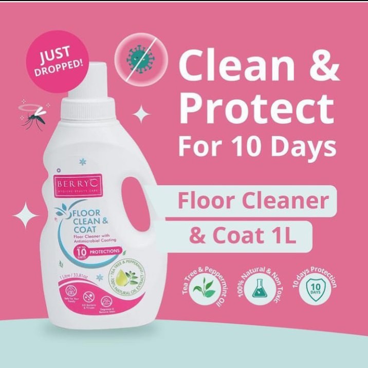Berry C Floor Clean and Coat Pembersih Lantai 1Liter