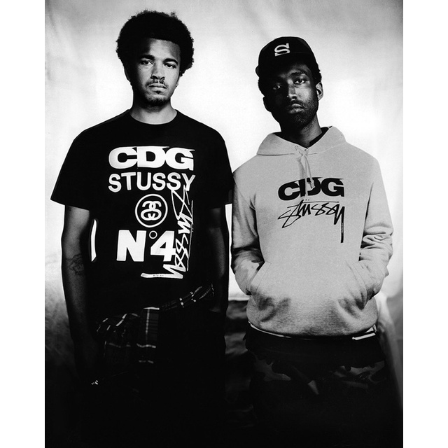 (Kaos Pria) CDG X Stussy T-shirt 24-1744