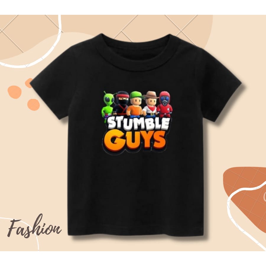 Jeco fashion tshirt anak Stumble Guys (print)