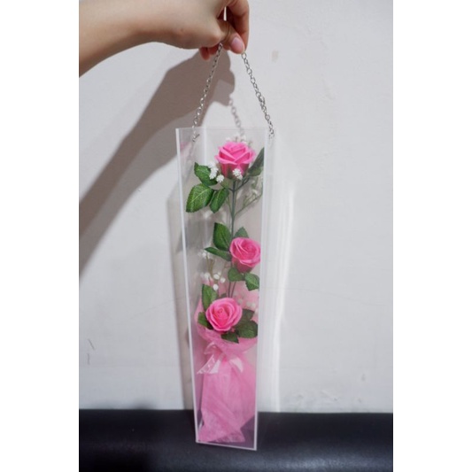 bunga sabun pretty box with LED