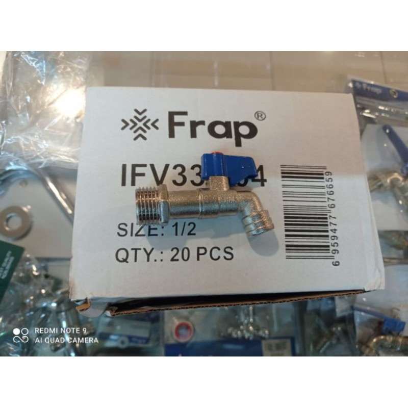 Kran Air Wall Tap Merk FRAP Type 334.04 ukuran 1/2 inch