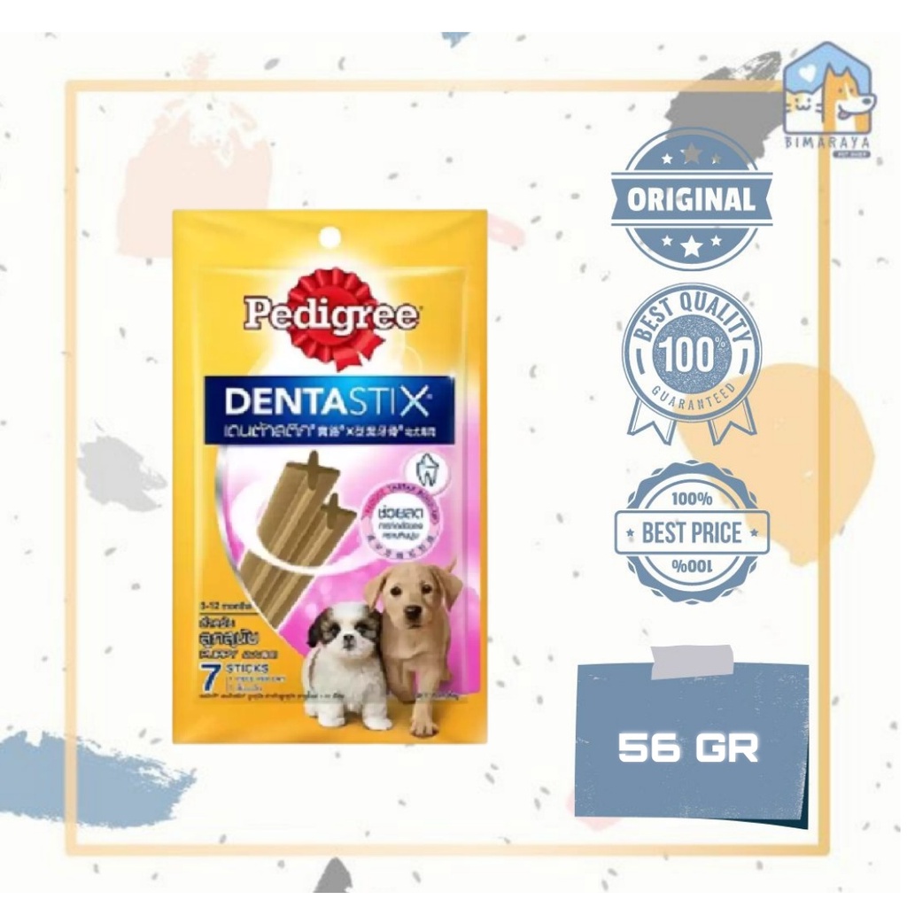 PEDIGREE DENTASTIX PUPPY 56 GR // SNACK ANJING