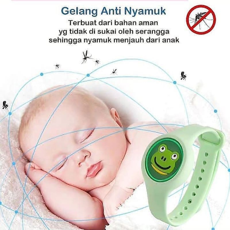 [rumahbayipdg] Gelang anti nyamuk bayi jam anti nyamuk bayi