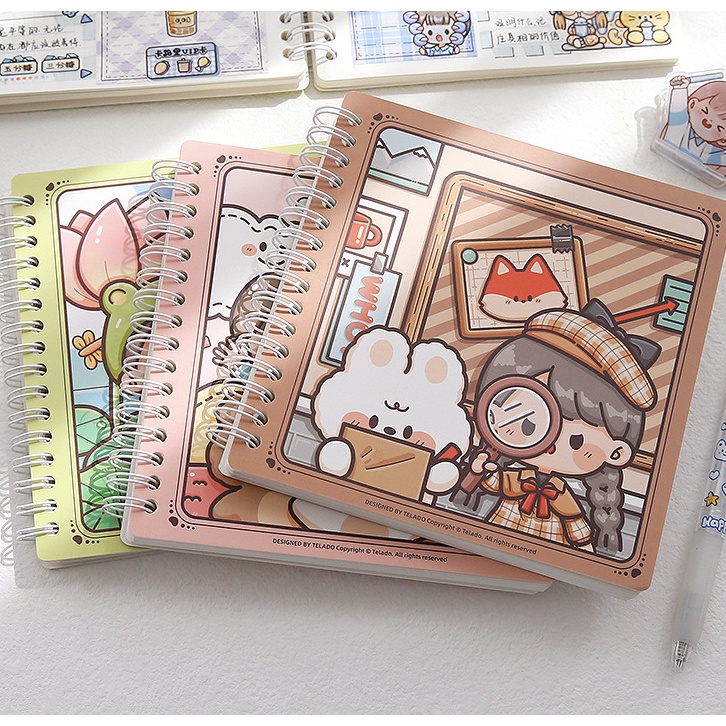 DODOJAM Buku Tulis Jurnaling Aesthetic Notebook Hardcover Mini - TLD49