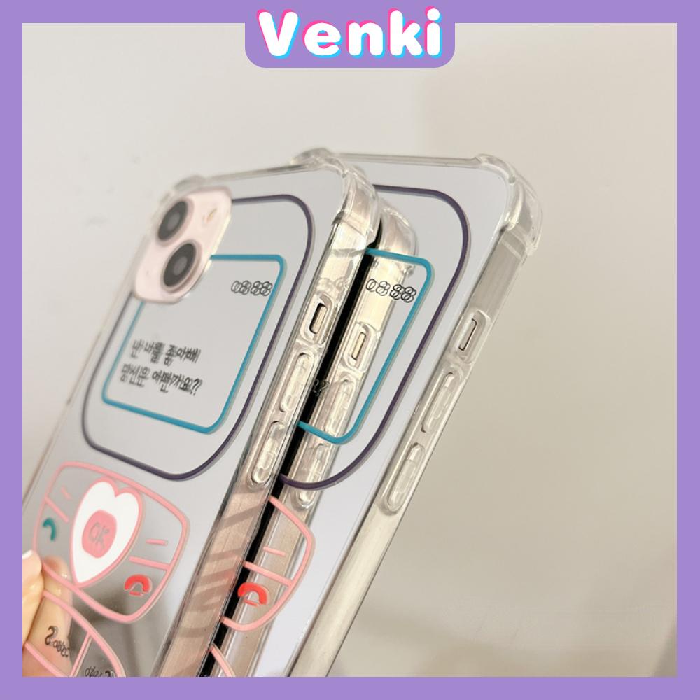 iPhone Case Acrylic Luxury Makeup Mirror Airbag Shockproof Protection Camera Retro Funny Cute Compatible For iPhone 11 iPhone 13 Pro Max iPhone 12 Pro Max iPhone 7 Plus iPhone xr