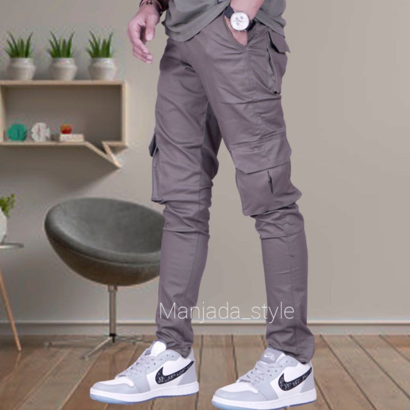 NEW!! CARGO PANJANG PRIA ARMY CELANA CARGO CHINO PINGGANG KARET CARGO DISTRO CELANA PRIA DEWASA CARGO MURAH PREMIUM