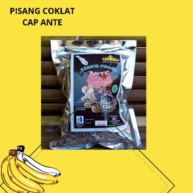 KERIPIK PISANG COKLAT ANTE