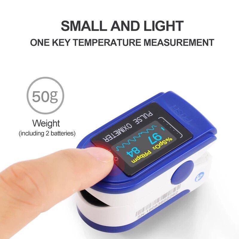 Oximeter Oxymeter Fingertrip Pulse Alat Pengukur Oksigen Darah Akurat LK88 - LK87