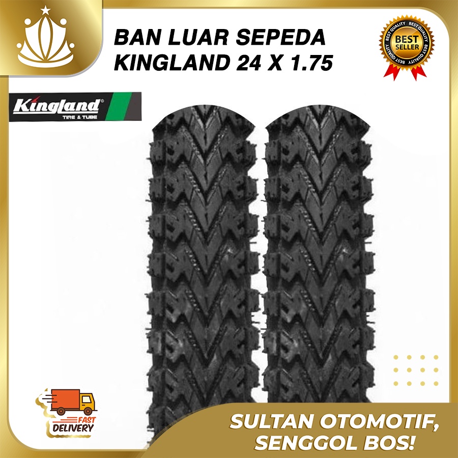 Ban LUAR Sepeda 24 x 1.75 175 KINGLAND