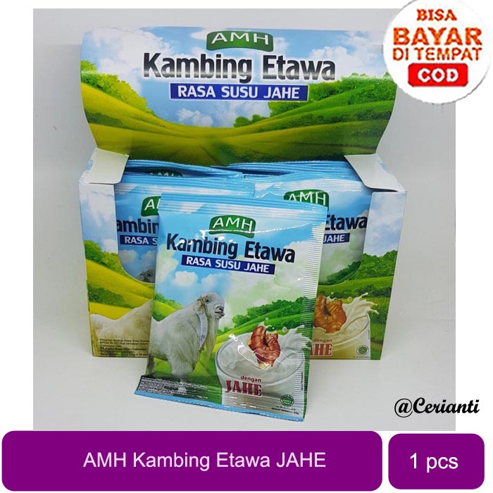 

[PER SACHET] AMH Kambing Etawa Rasa Susu Jahe | Susu Kambing Cerianti