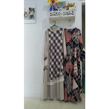 Pl bundling dress/gamis branded by luhana dan hanin collection preloved/second/bekas syari