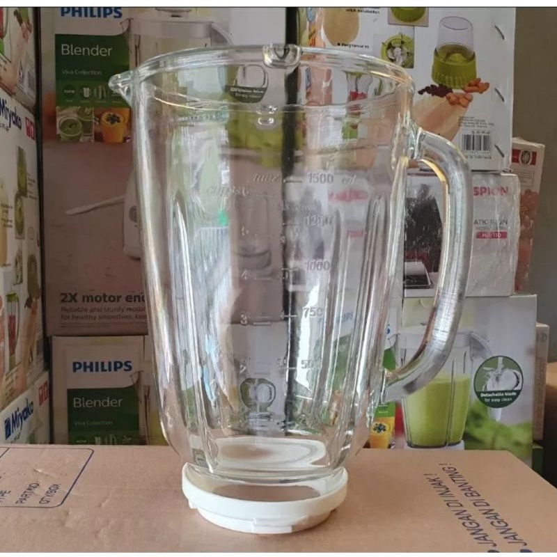 Set Gelas Jar Blender Philips Kaca HR 2116, Hr 2071 Promo Murah