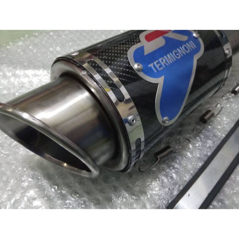 Knalpot racing TERMIGNONI silencer only CBR 150r, R15, CB 150r, vixion, gsx, tiger, megapro, verza