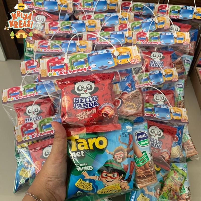 Paket Snack Souvenir Ulang Tahun Tag A