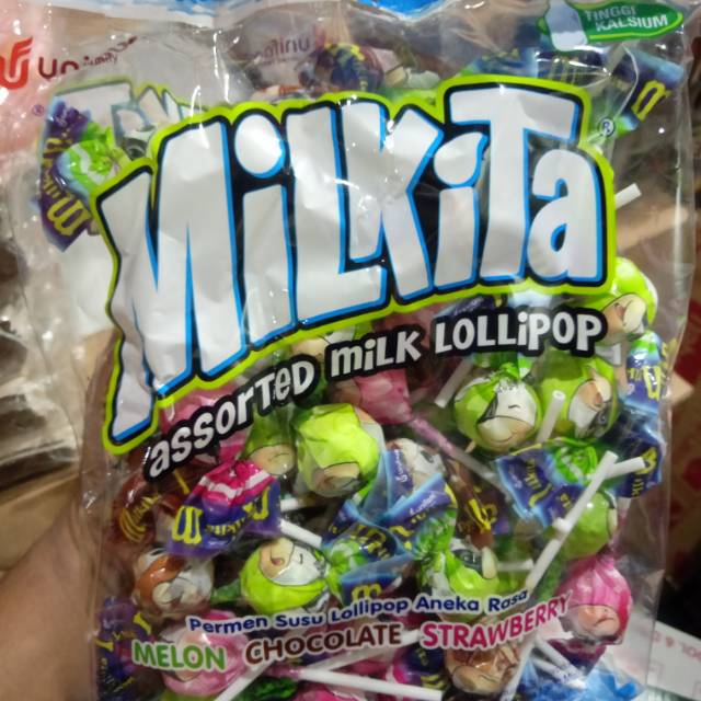 Permen susu Milkita kemasan