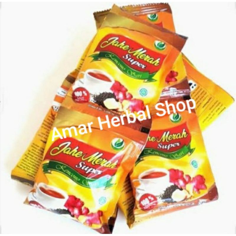 

Jahe Merah Super Renceng Kencono Sari 1Renceng isi 12 Sachet