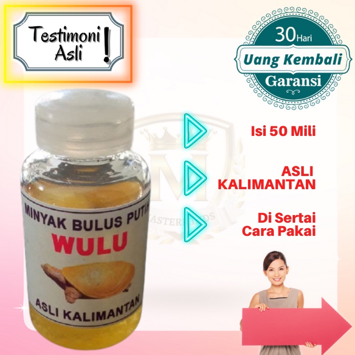 MINYAK BULUS PUTIH WULU ASLI MINYAK OLES WAJAH