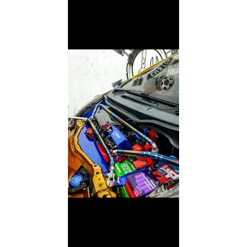 STRUTBAR BRIO STRUTBAR YARIS STRUTBAR JAZZ GK5 ROLLBAR MESIN STRUTBAR 4POINT STRUTBAR BURNTYPE