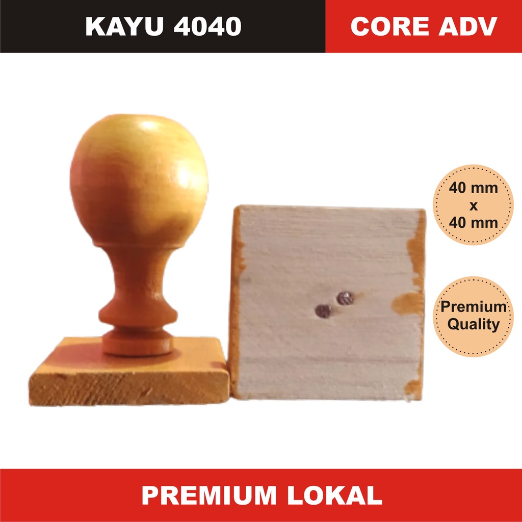 

Gagang Stempel Kayu 4040