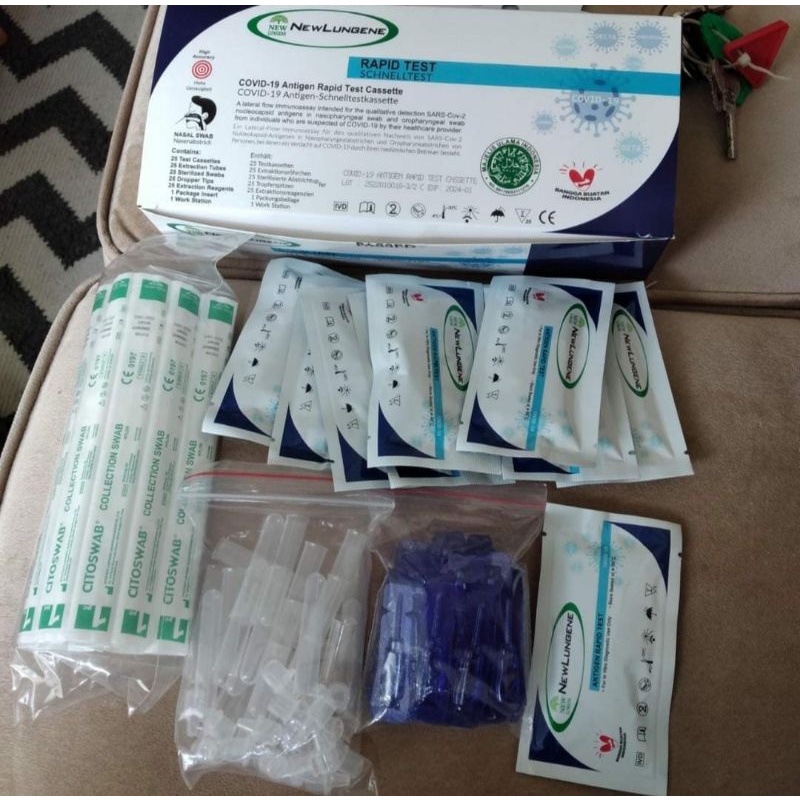 Swab Antigen New Lungene isi 25 test