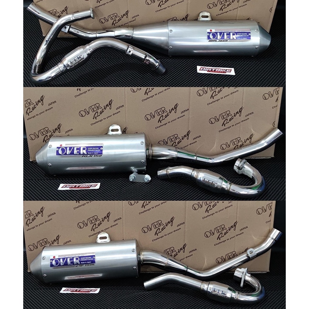 Knalpot OVER RACING ORIGINAL JAPAN KLX Dtracker CRF 150 WR 155 KLX 230 W175