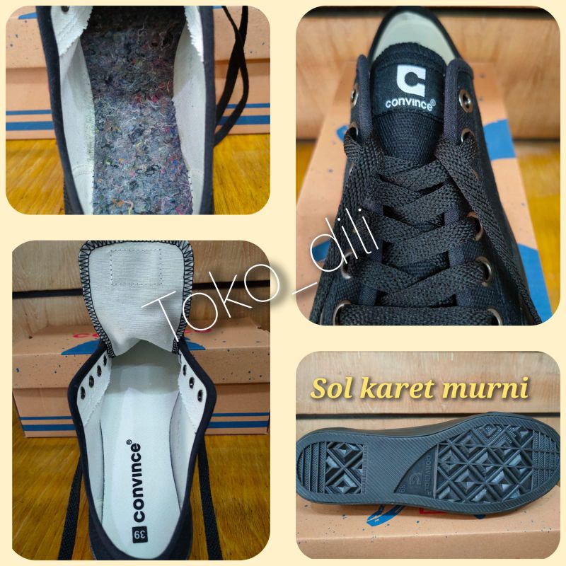 SEPATU °CONVINCE° BAHAN BERKUALITAS IMPORT.size: 37/43