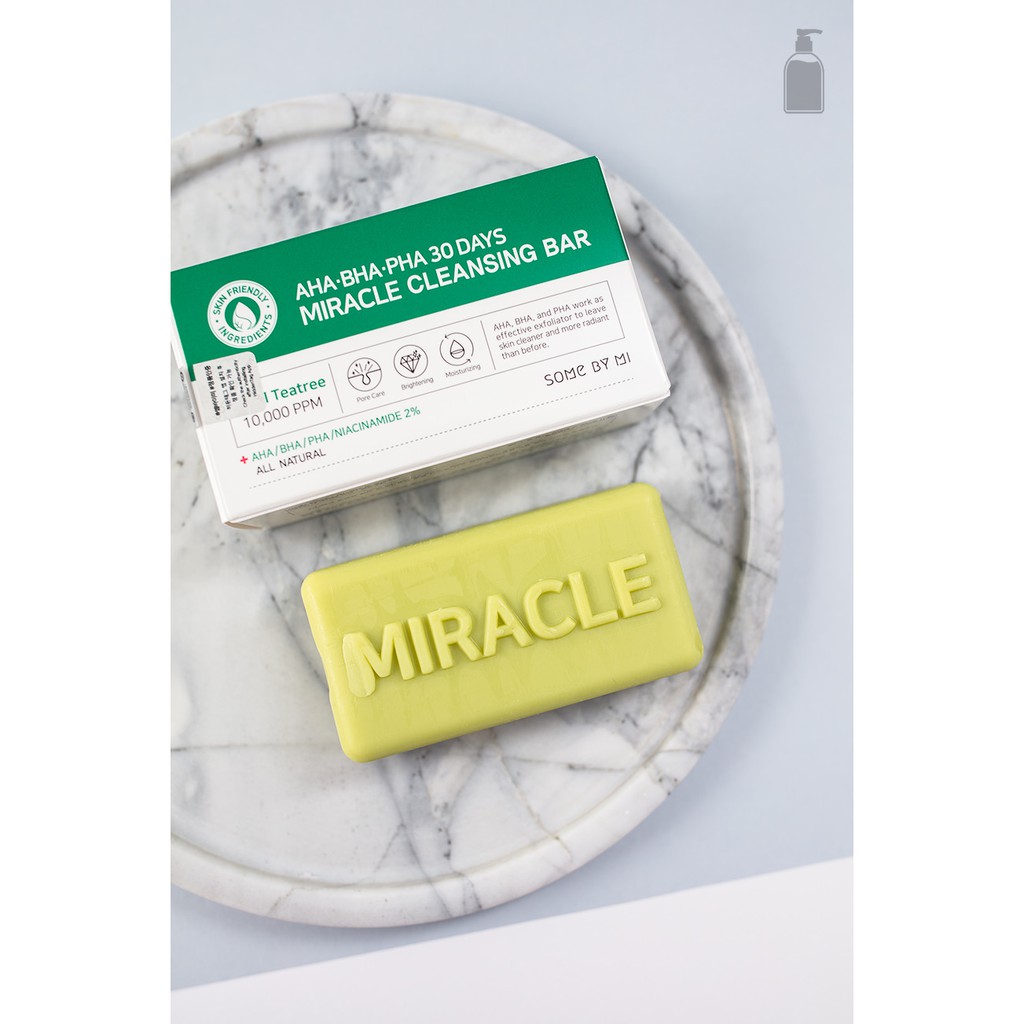 Some By Mi Miracle Cleansing Bar 30 Days Somebymi AHA BHA PHA 30 Days Miracle Cleansing Bar 106gr