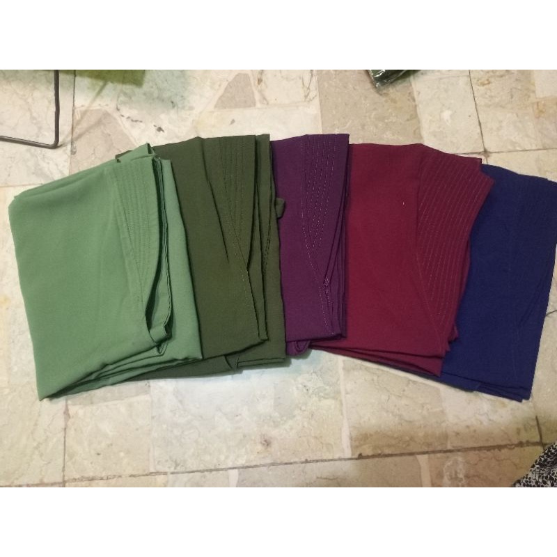 Jilbab Khimar wolfis plus cadar tali