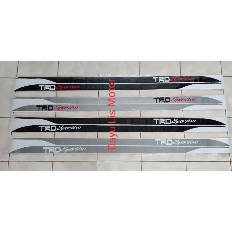 Sticker mobil trd sportivo model fortuner universal