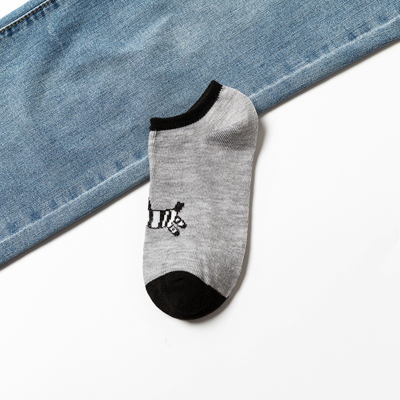 Kaos Kaki Ankle Kaos kaki Cute Kaos Kaki Motif Kaos Kaki Semata Kaki-ZEBRA FUN ABU