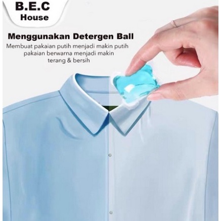 [1 Kotak =50 pcs] Laundry detergent Gel Ball / SABUN cuci baju antiseptik / Deterjen Laundry Gel Ball