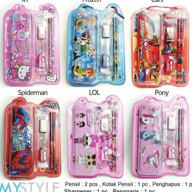 

[FOR SALE] Stationery Set 6 in 1 Set Paket Alat Tulis Sekolah Anak