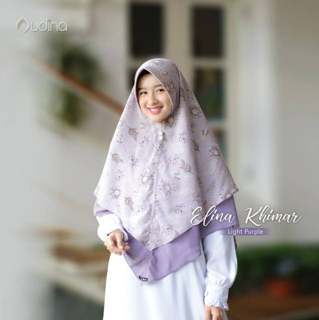 Elina Khimar Motif  by Audina Hijab/Khimar Motif Ped Antem/Khimar Audina Motif