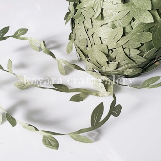 DAUN RAMBAT SATIN/DAUN HIAS KECIL ARTIFICIAL/FLOWER CROWN METERAN