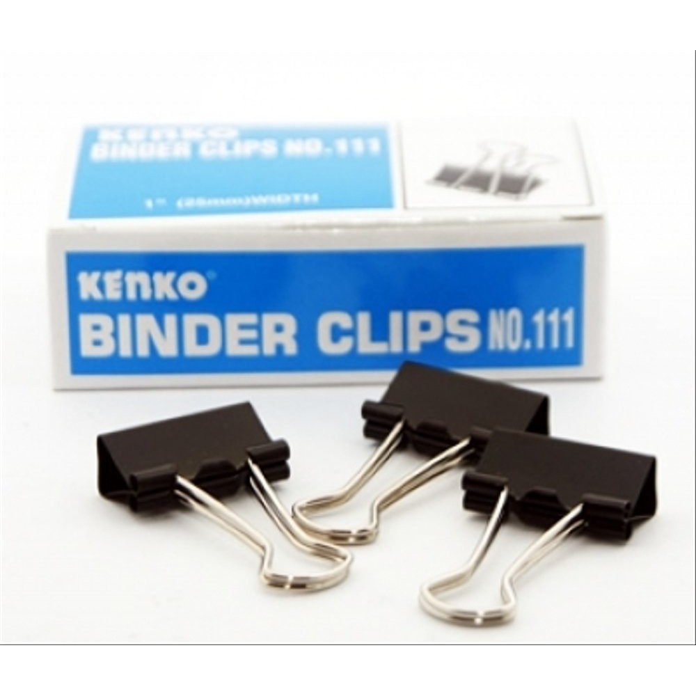 

KENKO BINDER CLIP HITAM NO.111 (12 PCS)