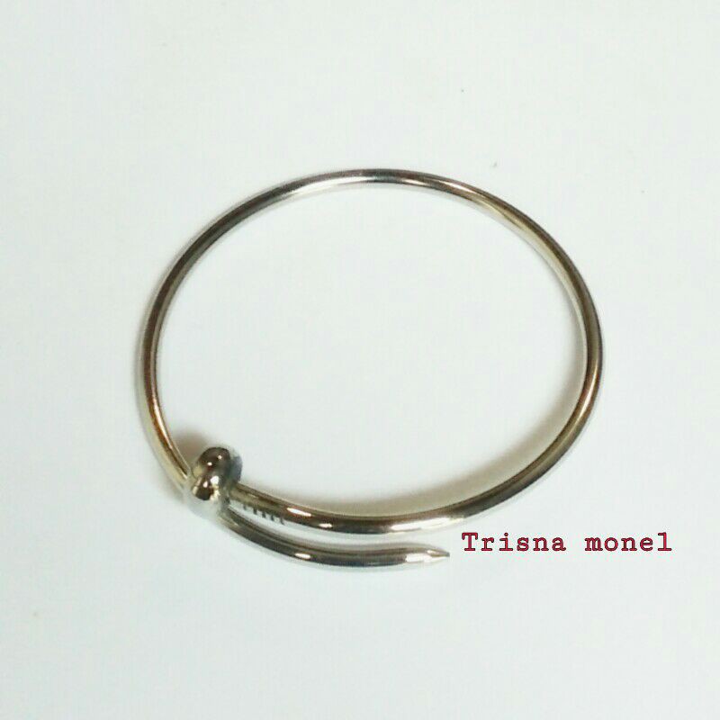 GELANG MONEL ASLI MOTIF PAKU KEREN