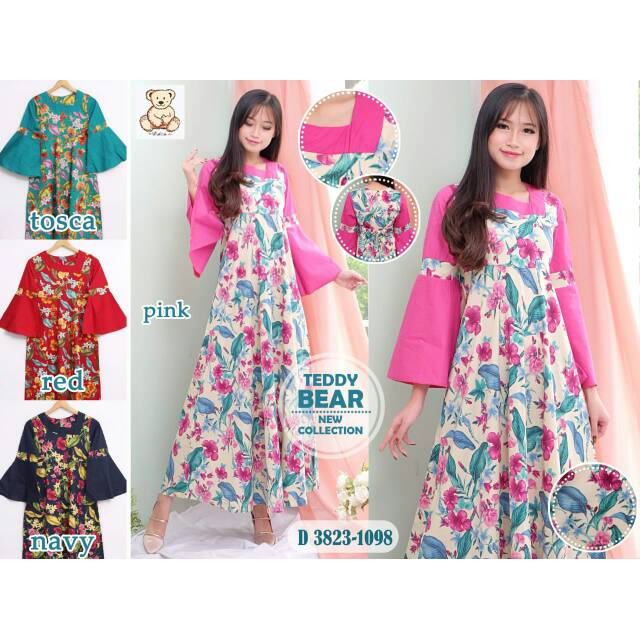Gamis teddy bear dewasa 3823