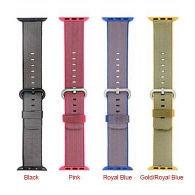 Strap Apple Watch Woven Nylon Strap iwatch 42mm 44mm Canvas Loop apple watch series 3 4 kanvas iwo 9